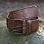 Belt with rings, brown