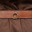 Belt with rings, brown