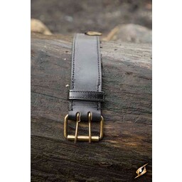 Belt with rings, black