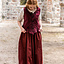 Medieval doublet Christine red