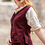 Medieval doublet Christine red