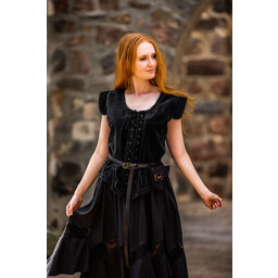 Medieval doublet Caelia black