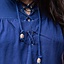 Pirate shirt with laces, blue