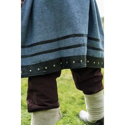 Viking tunic Rollo, blue-grey