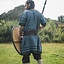 Viking tunic Rollo, blue-grey