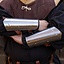 Scout medieval vambraces polished
