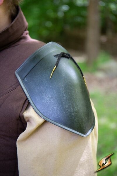 Scout shoulder plates blackened
