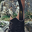 Drinking horn holder Triquetra, dark brown