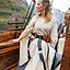 Medieval dress Begina, natural