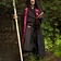 Epic Armoury Wizard robe, black-red