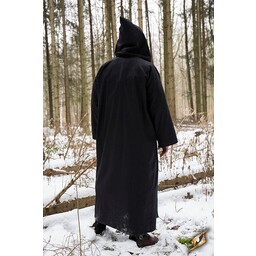 Wizard robe, black-silver