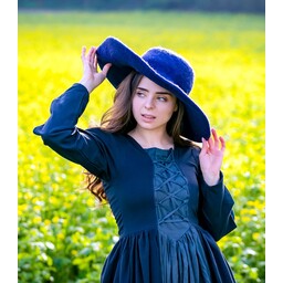 Felt hat, blue