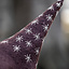Witch hat with stars, brown