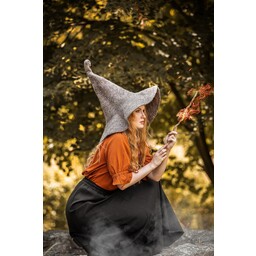 Witch hat, natural-brown