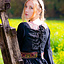 Medieval dress Borgia, black