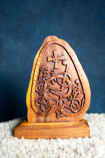 Viking rune stone from Broby Bro