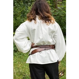 Two-part sword belt, brown