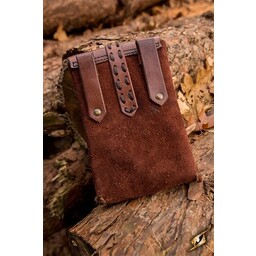 Square pouch Raymond, brown