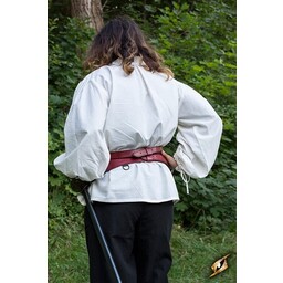 Two-part sword belt, red