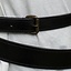 Two-part sword belt, black