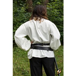 Two-part sword belt, black