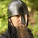 Epic Armoury Viking spangenhelm with chainmail, dark