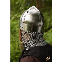 Viking spangenhelm with chainmail