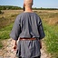 Viking tunic Arvis, herringbone pattern, Storm grey