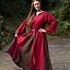 Viking dress Astrid, red/brown