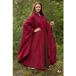 Wool travelers cloak red