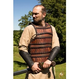 Early Medieval lamellar armour, brown