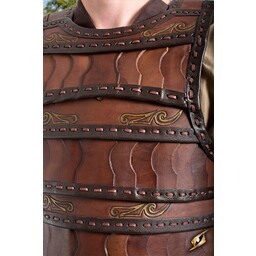 Early Medieval lamellar armour, brown