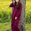 Early medieval dress Aelswith, red