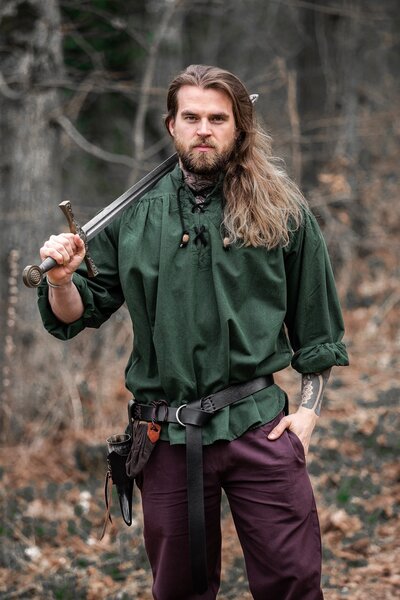 Medieval shirt Georg, green