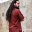 Medieval shirt with short sleeves, red