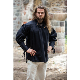 Medieval shirt Louis, black