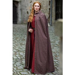 Medieval cloak Erna, brown