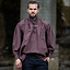 Pirate shirt with collar, brown