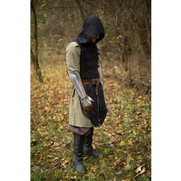Sleeveless coat Assassins Creed, brown-black