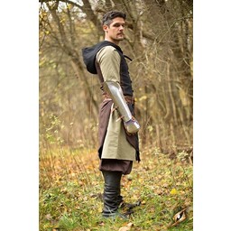 Sleeveless coat Assassins Creed, brown-black