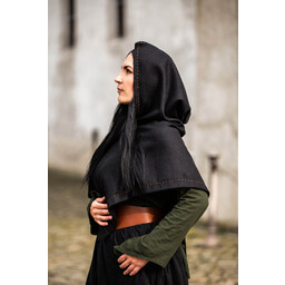 Skjoldehamm hood Halfdan, black