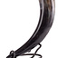 Round drinking horn holder