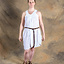 Goddess Dress Hera, short, white