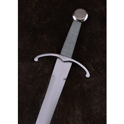 Medieval sword with bent cross-guard