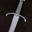 Medieval sword with bent cross-guard