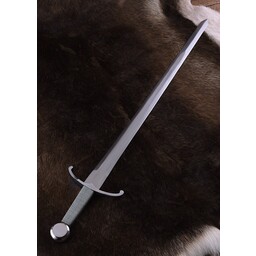 Medieval sword with bent cross-guard