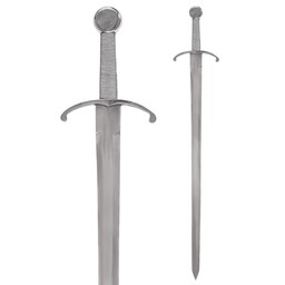 Medieval sword with bent cross-guard