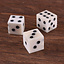 Historical dice (set of 3)