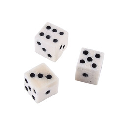 Historical dice (set of 3)