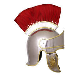 Attic helmet with crest